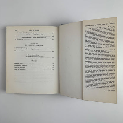 Histoire de L'Imprimerie by Maurice Audin. A & J Picard, 1972