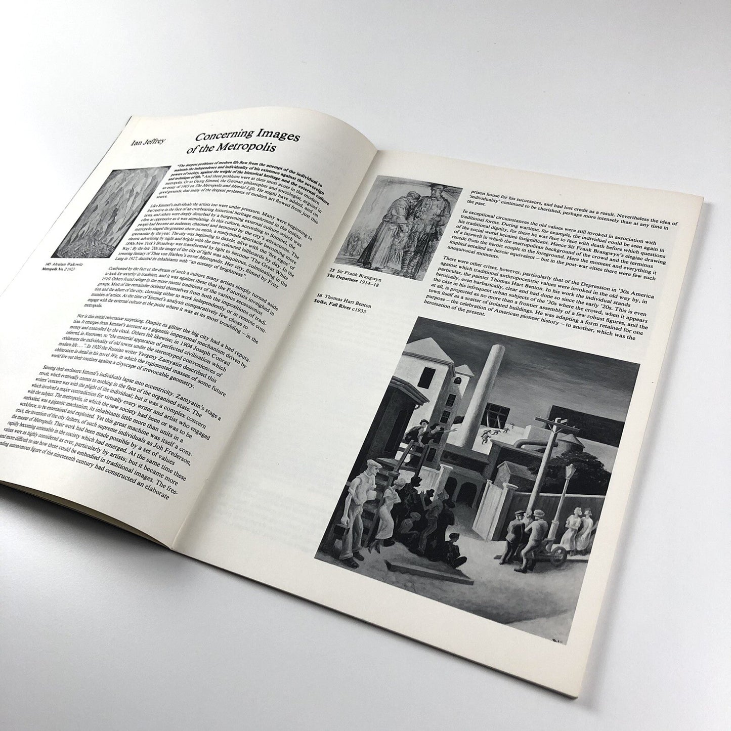 Cityscape 1910-39 – Urban themes in American, German & British Art | Arts Council catalogue, 1977-78