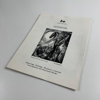 Leaflet for engravings, etchings, woodcuts, linocuts. Contemporary and Historical Works | Peter J. Mortimer-Rae Fine Arts, Calgary