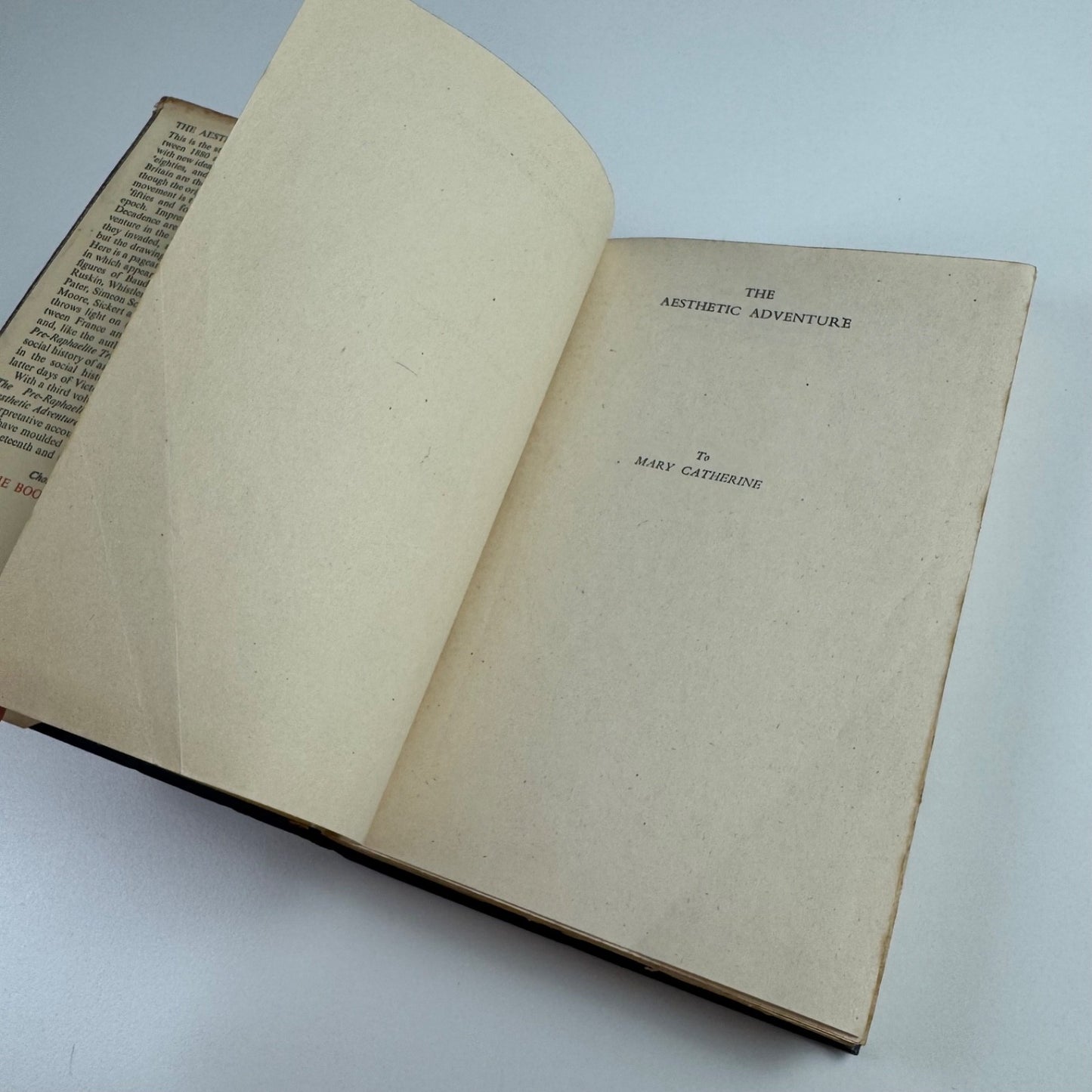 The Aesthetic Adventure by William Gaunt | Jonathan Cape/The Book Society, 1945