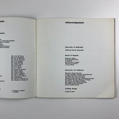 Nebraska Art Association LXXIIII | Lincoln Sheldon Museum of Art Gallery catalogue, 1965