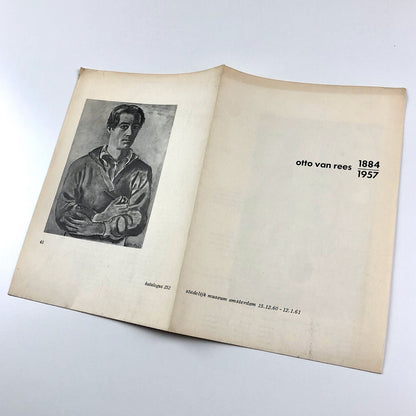 Otto Van Rees 1884–1957 | Stedelijk Museum fold-out leaflet | Cat. no. 252, 1961