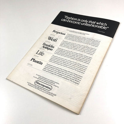 Typographic 9 The Journal of the Society of Typographic Designers | includes article on Edward Wright by Theo Crosby
