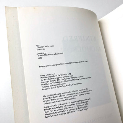 Winifred Nicholson by Judith Collins | Tate Gallery exhibition catalogue, 1987