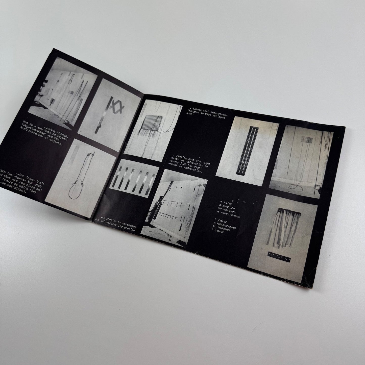 Fold out card/poster relating to Jill Mustchin | venue and date not recorded