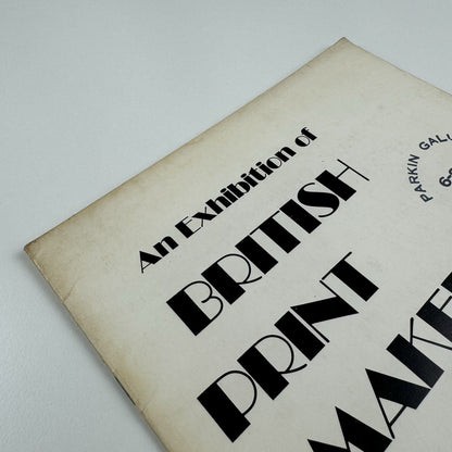 British Print Makers of the 1920’s and 1930’s | Michael Parkin Fine Art catalogue, 1974