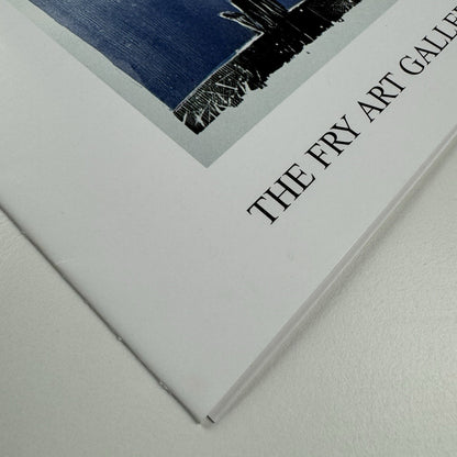 Folded card – Frontiers of Printmaking 1946-1993 – Michael Rothenstein | The Fry Art Gallery, 2004