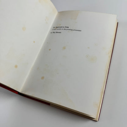 An approach to print. A basic guide to the printing processes Roy Brewer 1971