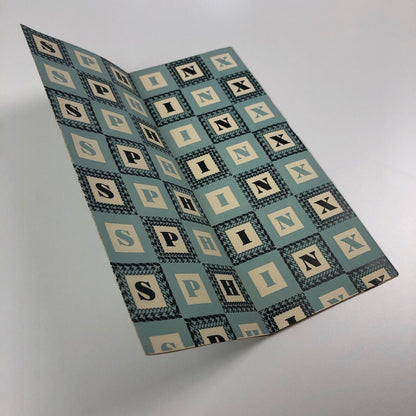 Deberny & Peignot ‘SPHINX’ type specimen leaflet for Soldans Limited c.1925?