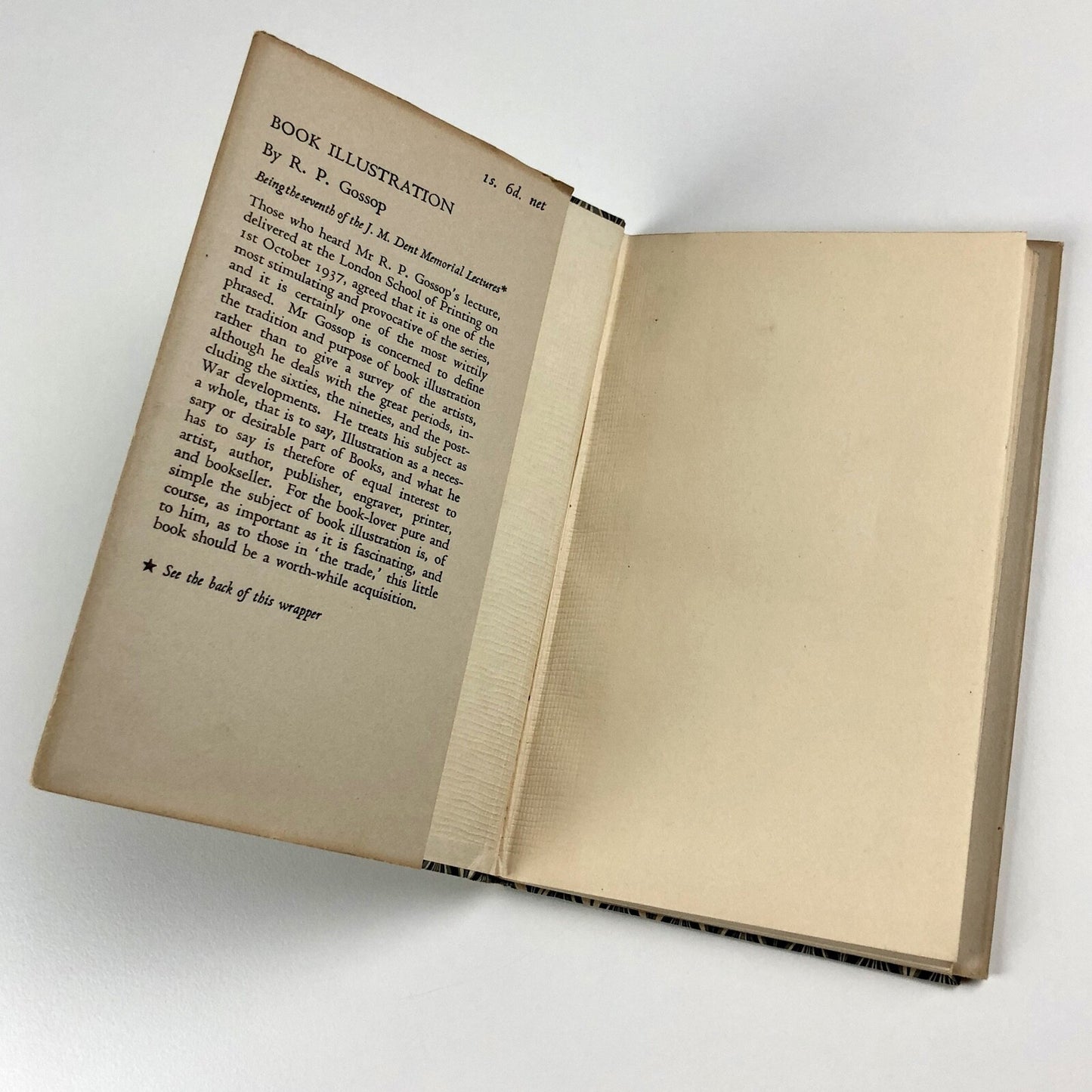 Book Illustration. A Review of the Art as it is to-day by G.P. Gossop | J.M. Dent & Son Ltd, 1937
