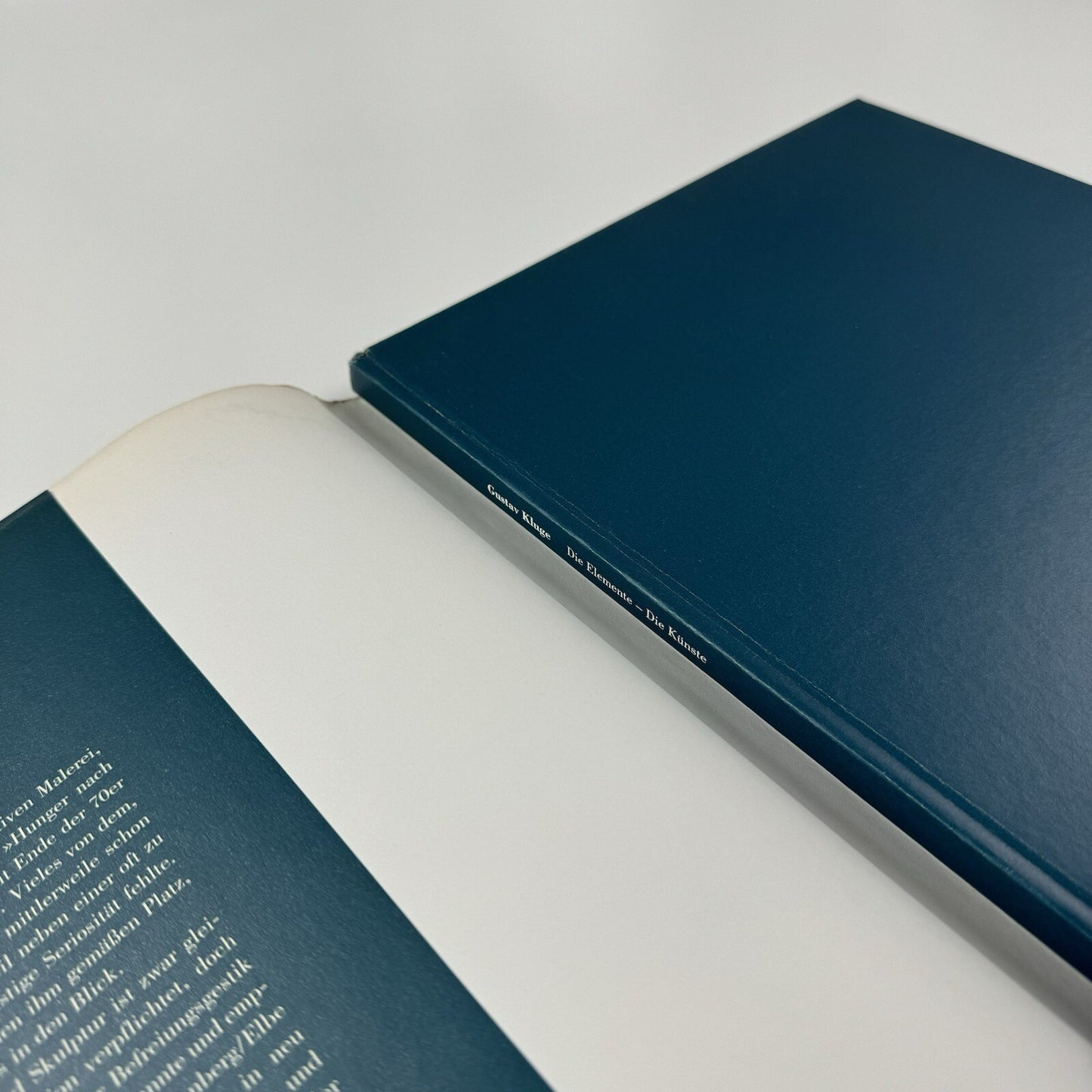 Gustav Kluge. Die Elemente - Die Künste | Edition Cantz, 1992 catalogue