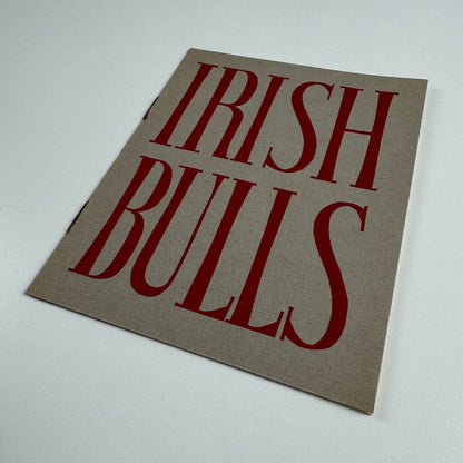 Booklet — Irish Bulls by P. Grierson | Rampant Lions Press, 1938