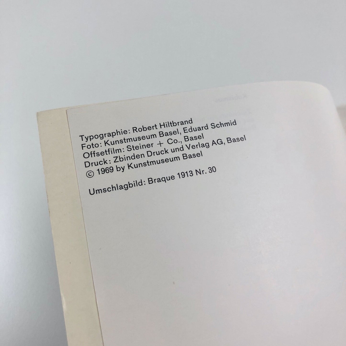 Kubismus. Zeichnungen und Druckgraphik aus dem Kupferstichkabinett | Basel, 1969