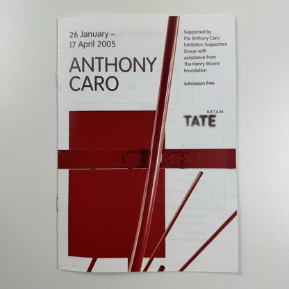 Ephemera: small gallery guide for Anthony Caro | Tate Britain, 2005
