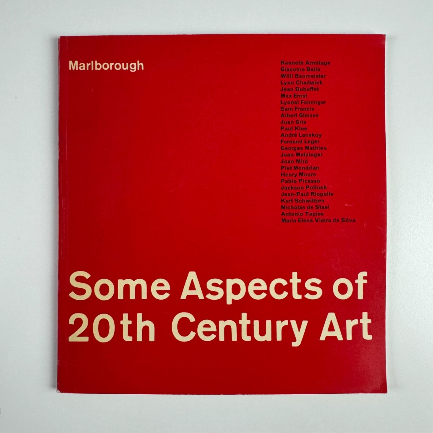 Some Aspects of 20th Century Art | Marlborough July-August 1961