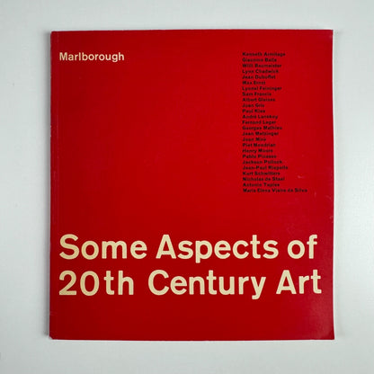 Some Aspects of 20th Century Art | Marlborough July-August 1961