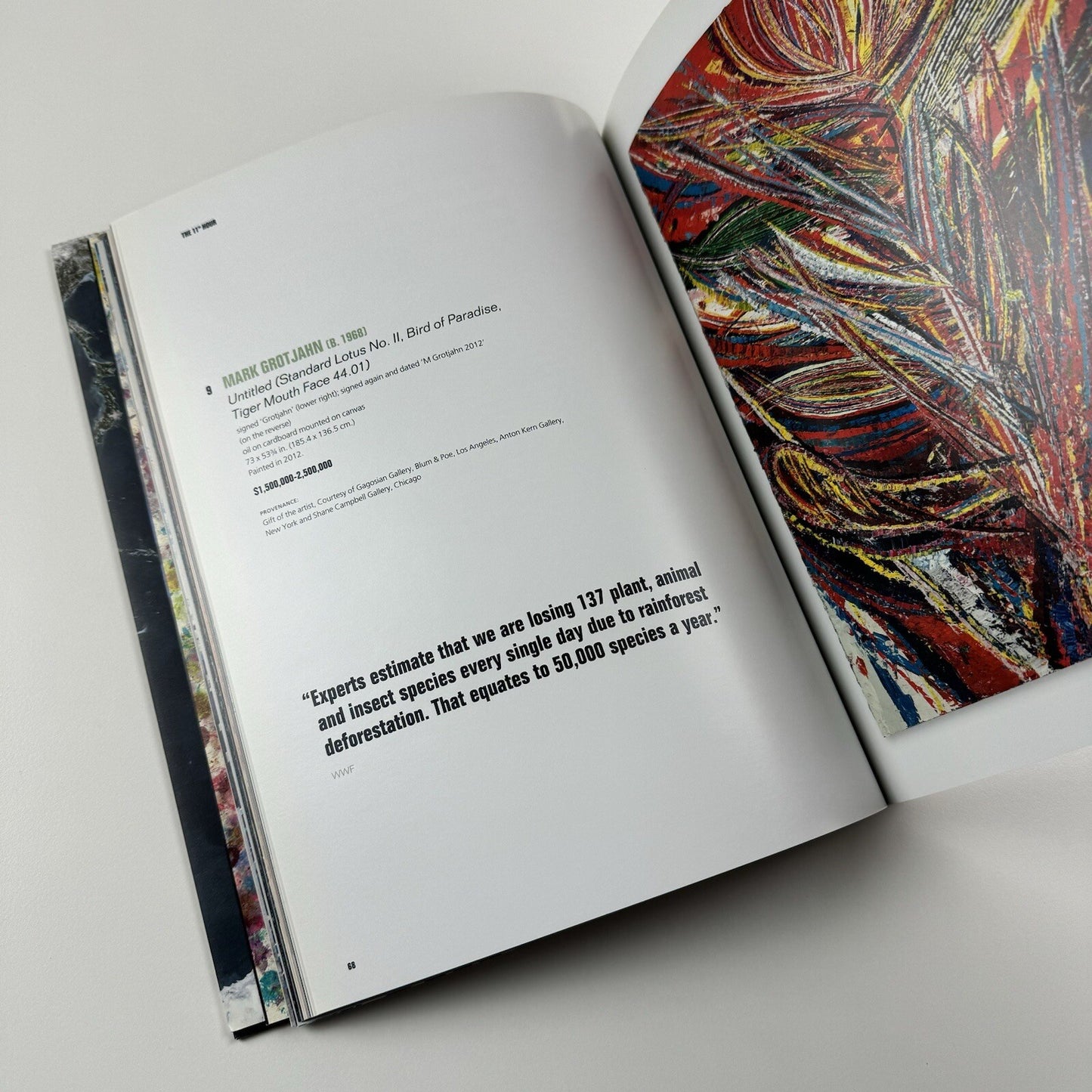 The 11th Hour. Leonardo di Caprio Foundation | Christie's New York catalogue, 13 May 2013