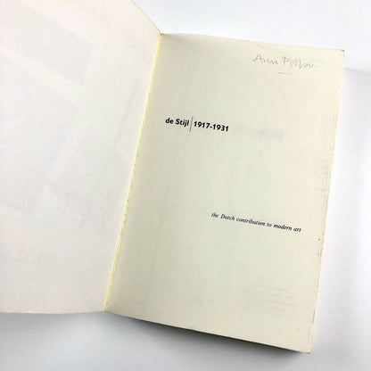 De Stijl 1917–1931: The Dutch Contribution to Modern Art | H.L.C. Jaffé, 1986