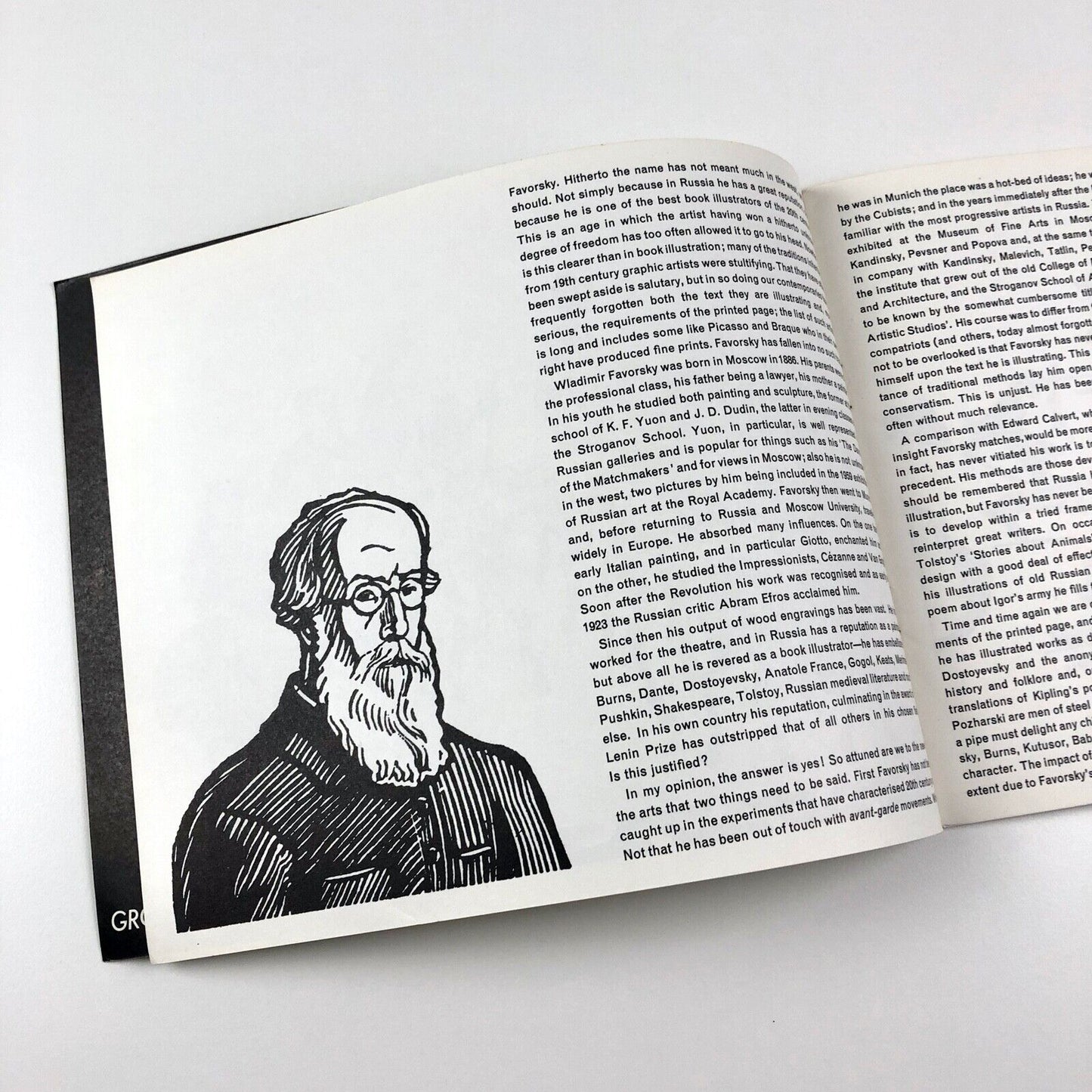 Favorsky: 50 Years of His Graphic Art 1912-1960 | Grosvenor Gallery, London Sevenarts 1962