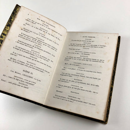 Nos Bons Villageois. Comédie en 5 actes, en prose by Victorien Sardou |  Michel Lévy Frères, Paris, 1867. Quatrième Édition