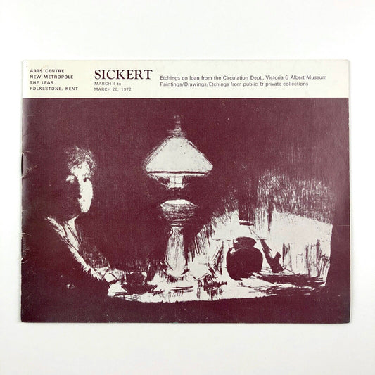 Sickert. Etchings on loan from the Circulation Dept., V&A | Folkestone 1972
