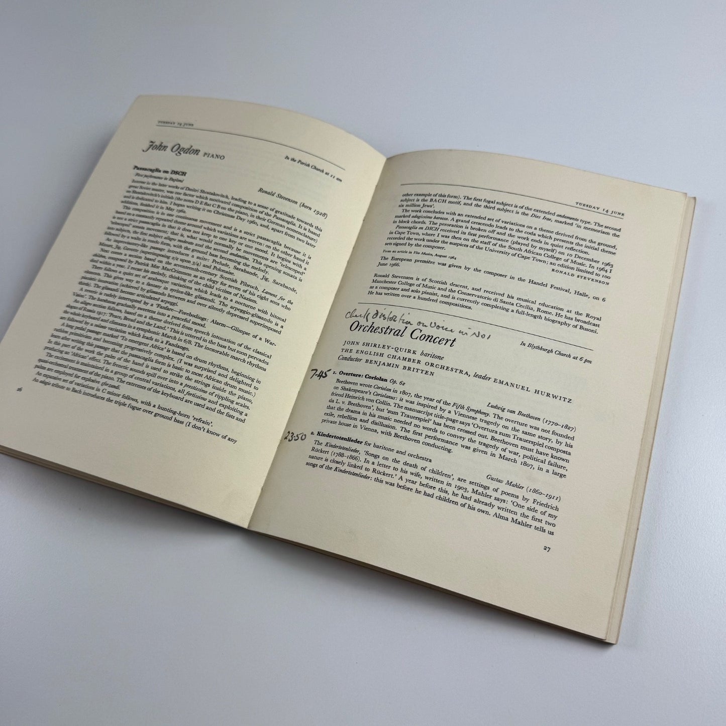 The Nineteenth Aldeburgh Festival 1966 of Music and the Arts