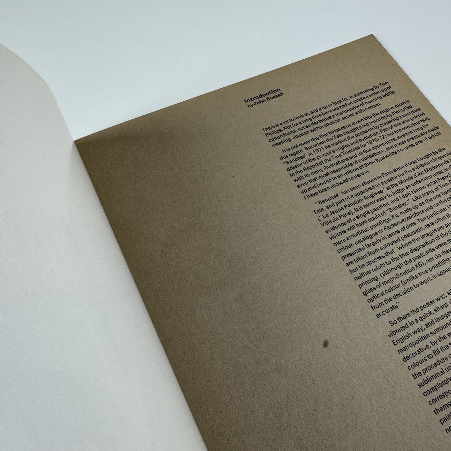 Tom Phillips | Marlborough Fine Art London exhibition catalogue, 1973