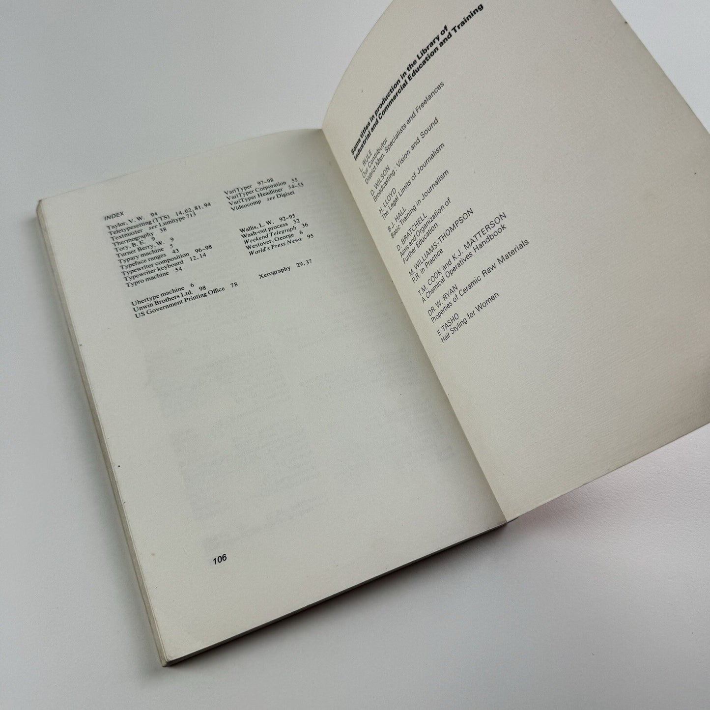 Photosetting by Andrew Bluhm | Pergamon Press, 1968