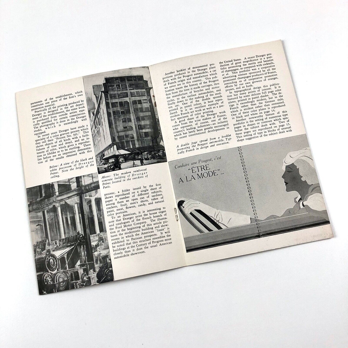 Typographic Design in France by Douglas C. McMurtrie | Draeger Frères, 1934