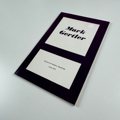 Mark Gertler | Graves Art Gallery, Sheffield, June 1971