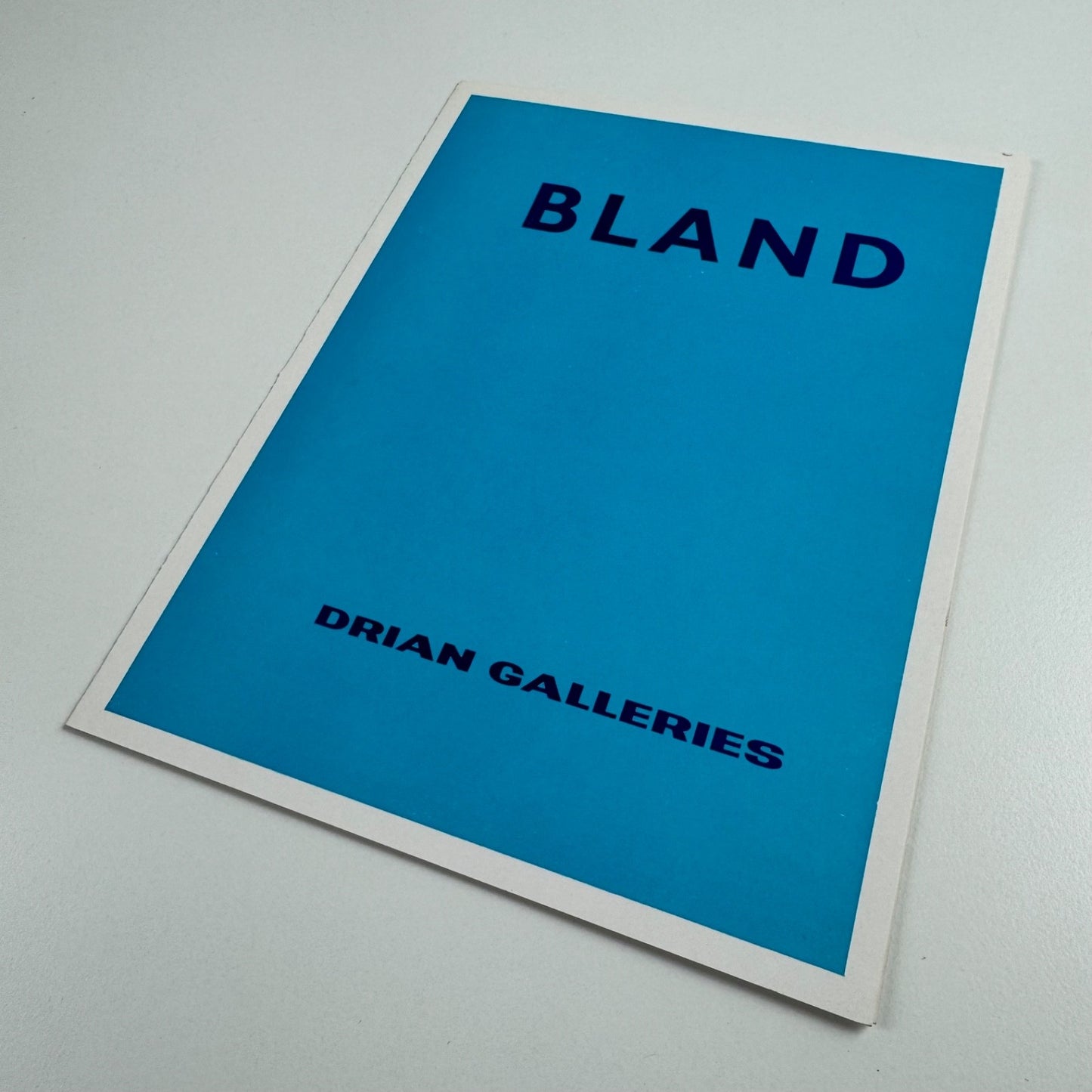 Douglas Bland | leaflet Drian Galleries, London, 1961