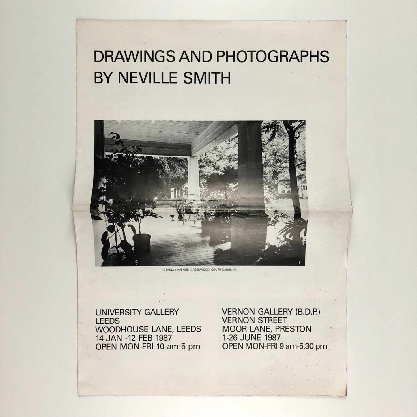 Drawings and Photographs by Neville Smith | American Views – Shifting Images 1986/7