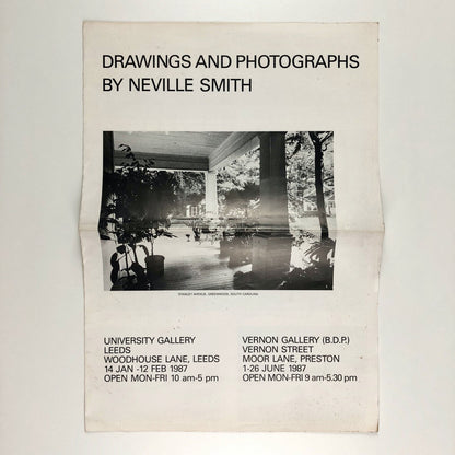 Drawings and Photographs by Neville Smith | American Views – Shifting Images 1986/7