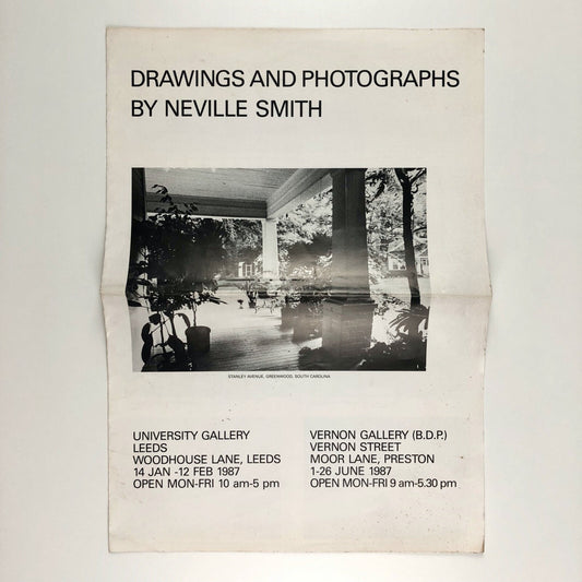 Drawings and Photographs by Neville Smith | American Views – Shifting Images 1986/7