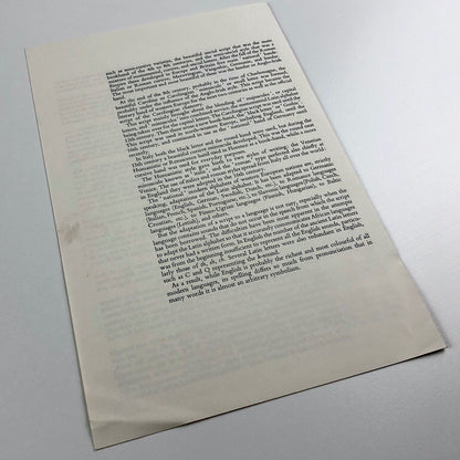 Leaflet History and Development of the Alphabet Brighton College of Art Printing Dept, undated