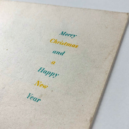 Christmas card / leaflet – Bauer Type Foundry Frankfurt-Main | Dorit Winzens, 1959
