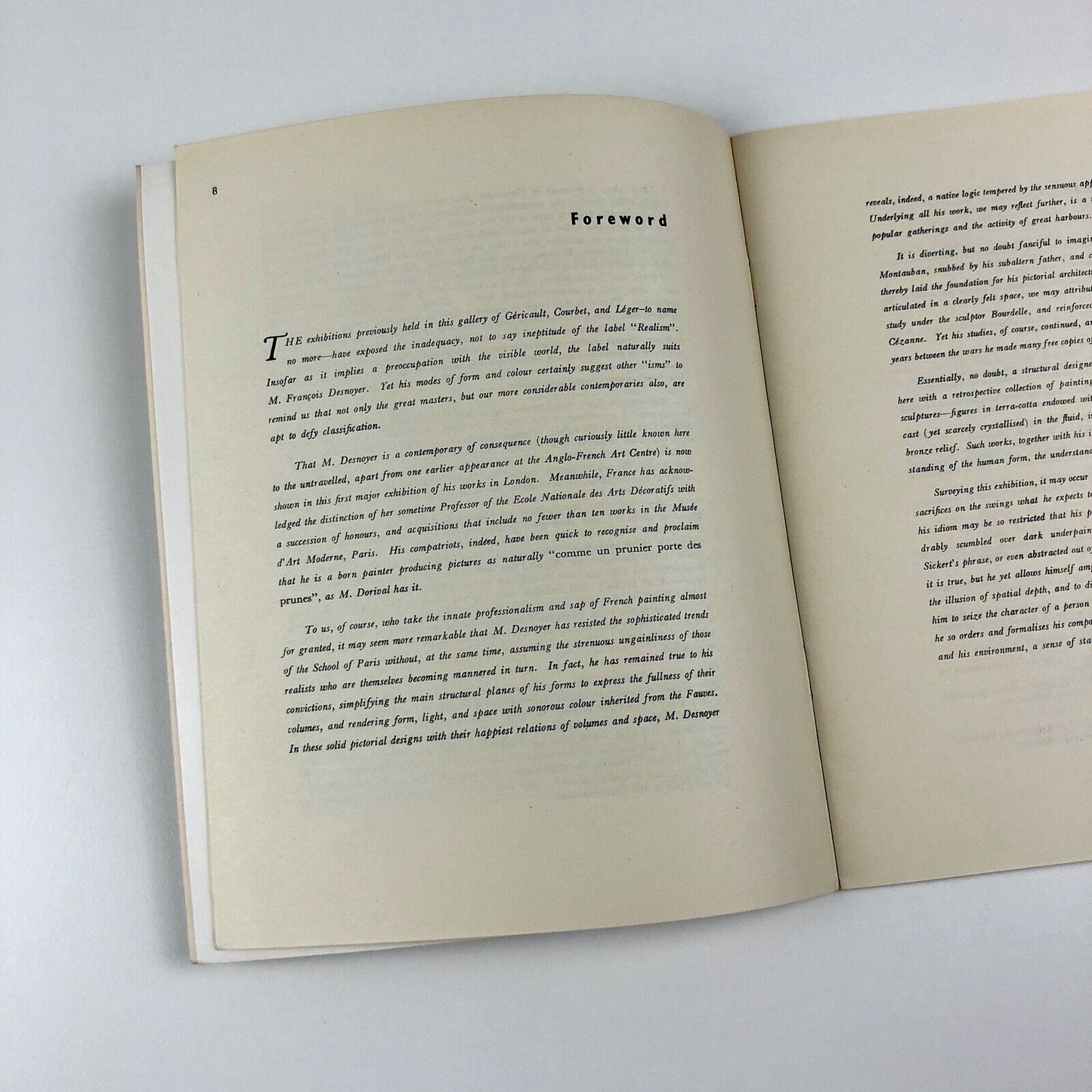 François Desnoyer: Paintings & Drawings | Marlborough Fine Art London | October 1955