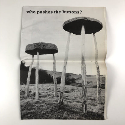 Who Pushes the Buttons? Sculptures by Roger Butler | essay by John Crossley | Michael West Gallery, 2000