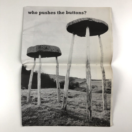 Who Pushes the Buttons? Sculptures by Roger Butler | essay by John Crossley | Michael West Gallery, 2000