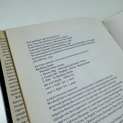 Heart of the Country by James and Robin Ravilious. Foreword by Ronald Blythe | Scholar Press, 1980