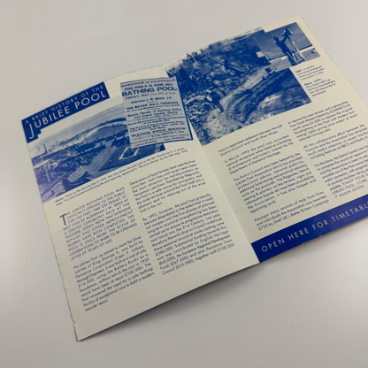 Souvenir brochure to commemorate The Grand re-opening of the Jubilee Pool Penzance 30 May 1994