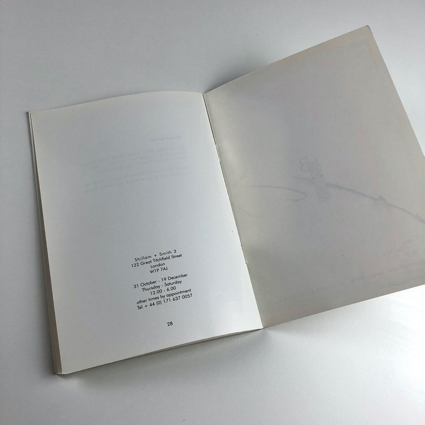 Frances Aviva Blane: New Drawings, catalogue | Shillam + Smith 3, London 1997