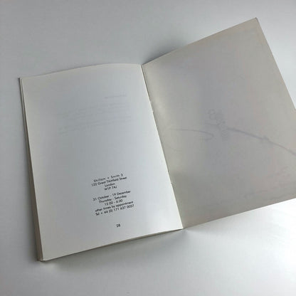 Frances Aviva Blane: New Drawings, catalogue | Shillam + Smith 3, London 1997
