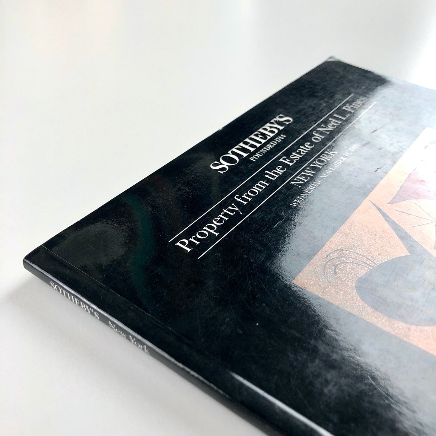 Sotheby's sale catalogue – The Estate of Ned L. Pines | New York, November 1990