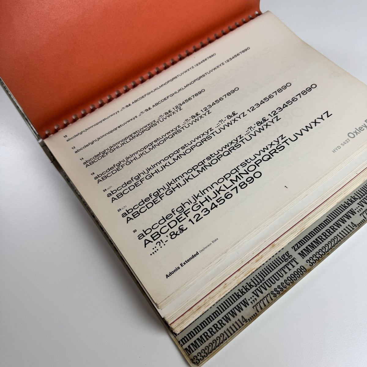 Oxley Press Limited Typefaces | folder of typefaces, c. 1970
