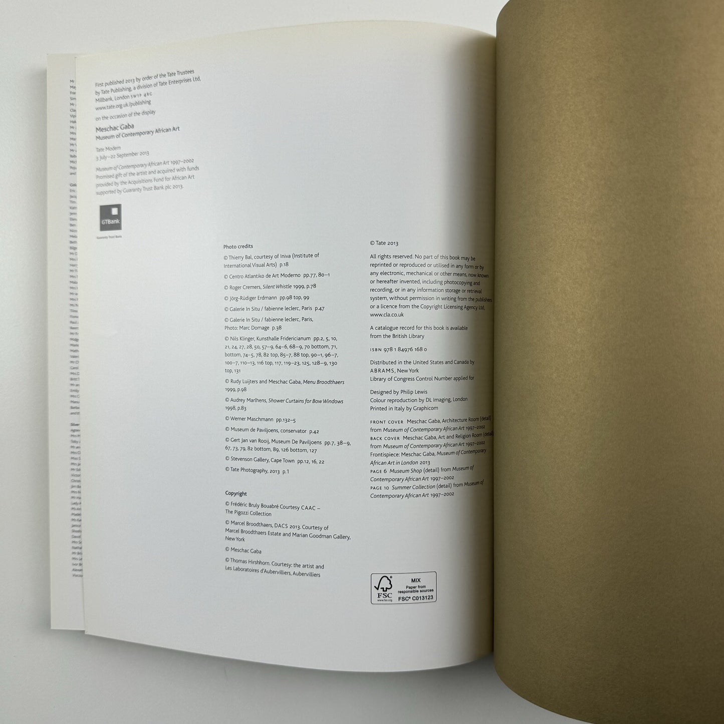 Meschac Gaba | Museum of Contemporary African Art | Tate 2013 catalogue