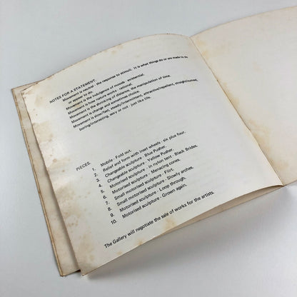 Bradford Arts Festival – Paintings by Barrie Cook / Structures by Derek Carruthers | 1970 catalogue