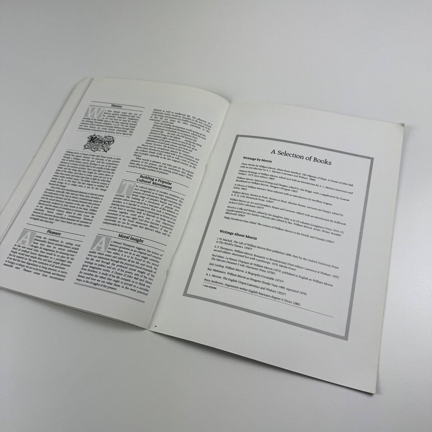 William Morris Now. Socialism by Design by Roger Simon | Communist Party Publication, 1984