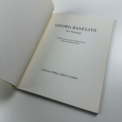 Georg Baselitz. New Paintings | Anthony d'Offay Gallery, London 1999 catalogue