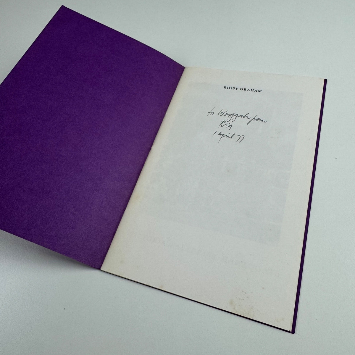 Rigby Graham Paintings. Introductory notes by John Cotton and Victor Bennet | Victoria Galleries, Harrogate 1977 inscribed